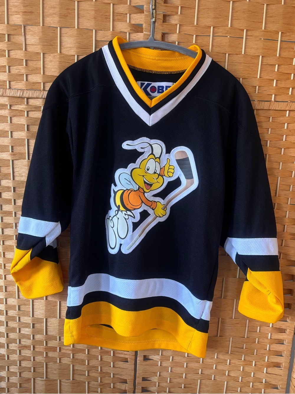 Kobe Cheerios Buzz Honeybee Hockey Jersey